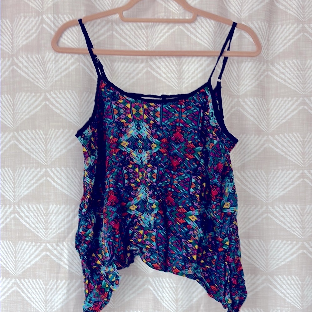 Multicolor Geometric Women's Camisole top